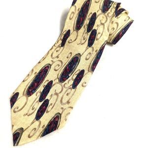 Vintage Nordstrom Men's 100% Silk Tie Abstract Oval Circles